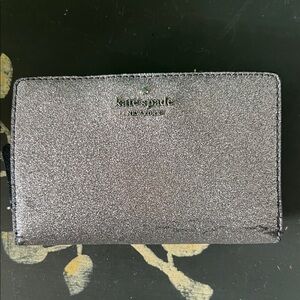 Kate Spade Metallic Silver Wallet